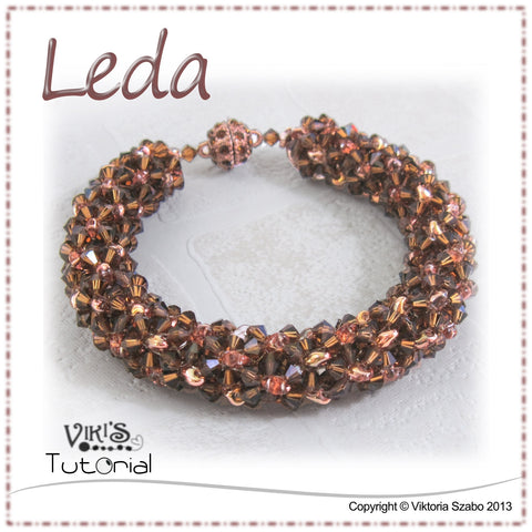 Cubic RAW Bracelet Tutorial - Leda