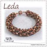 Cubic RAW Bracelet Tutorial - Leda