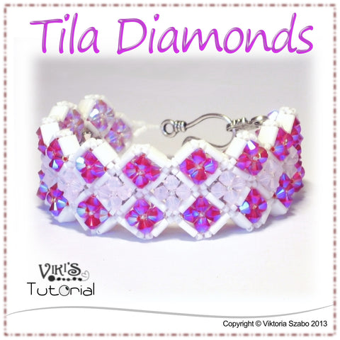 Reversible crystal bracelet - Tila Diamonds