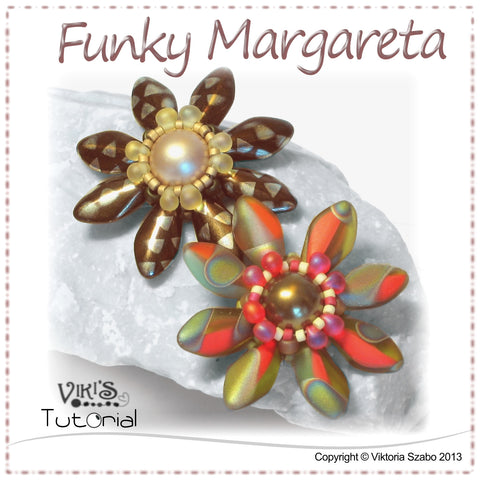 Flower Pendant Tutorial - Funky Margareta