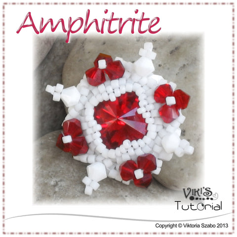 Sparkling Rivoli Pendant Tutorial - Amphitrite