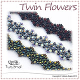 Beading Tutorial - Twin Flowers Bracelet