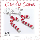 Beaded Christmas Candy Cane Tutorial